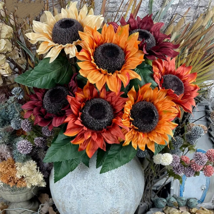 🎁2025 Hot Sale☀️Vintage Large Silk Sunflowers Seeds🌻