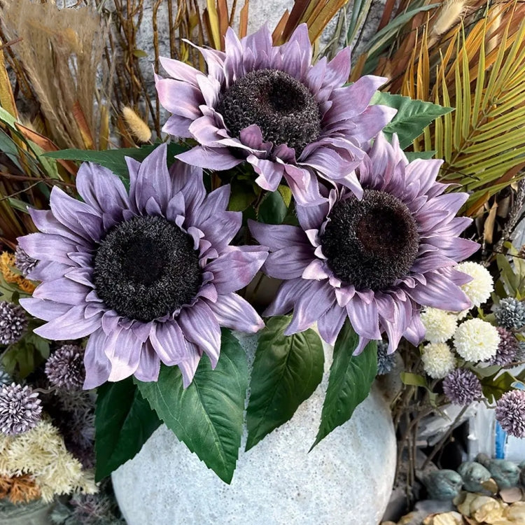 🎁2025 Hot Sale☀️Vintage Large Silk Sunflowers Seeds🌻