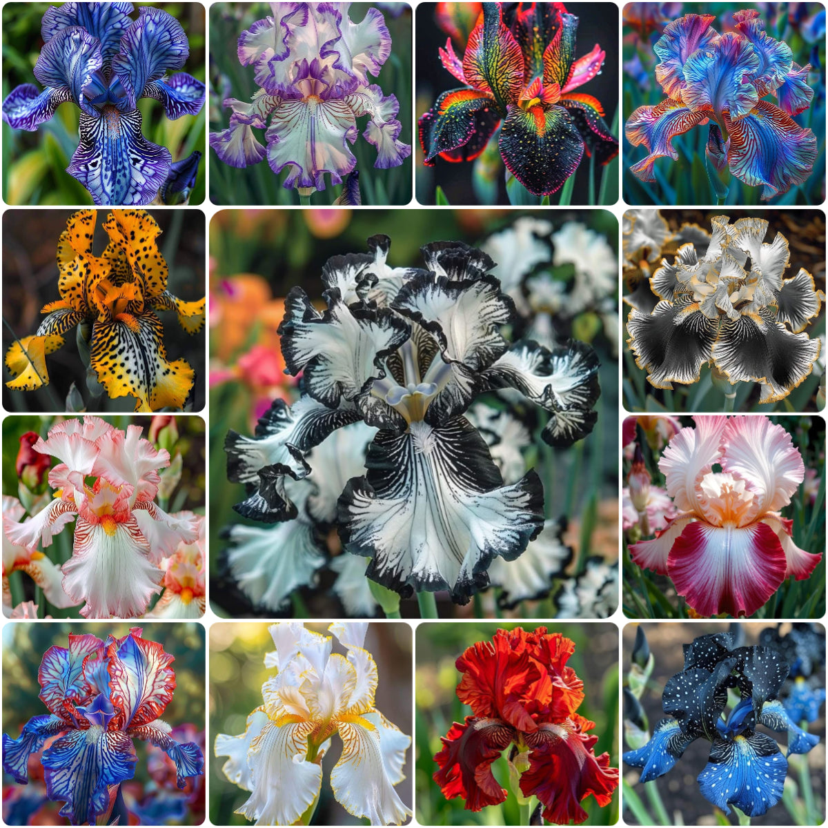 Blue flame-Rare Iris Bulbs⚜️