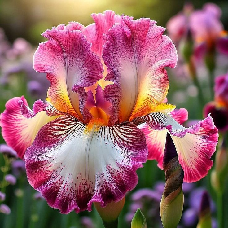 Blue flame-Rare Iris Bulbs⚜️