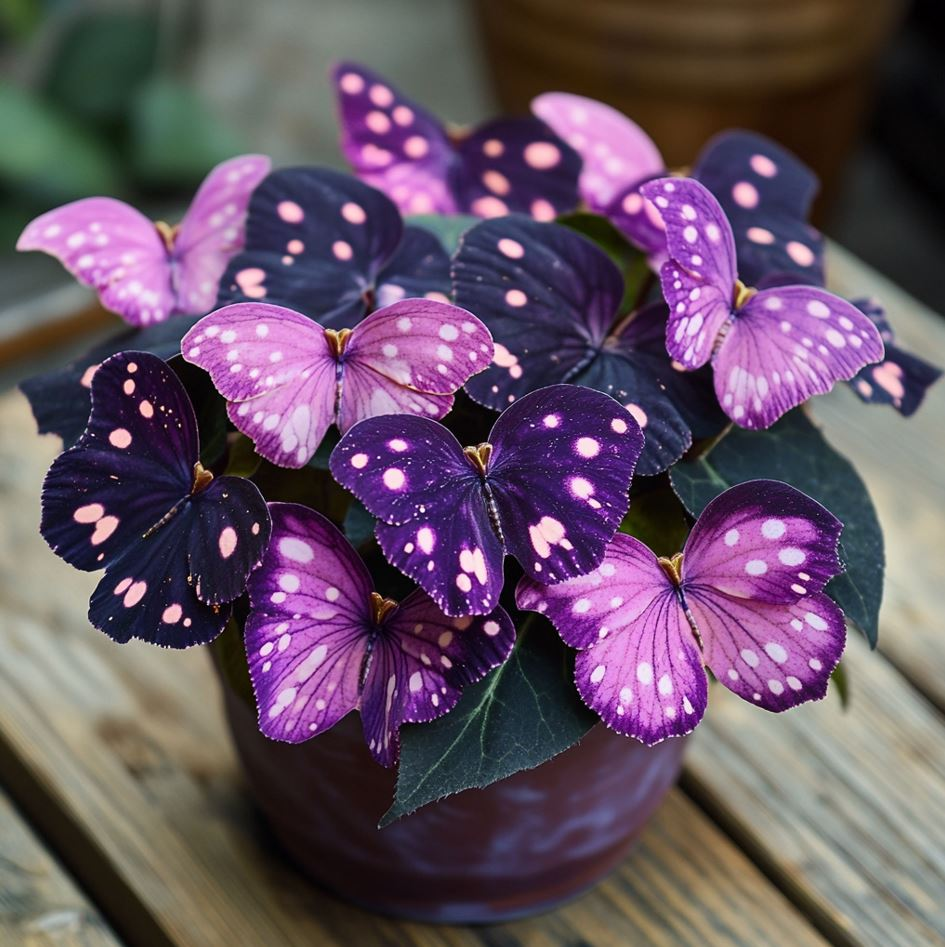 Moonlight Butterfly Begonia - Purple Delight🦋