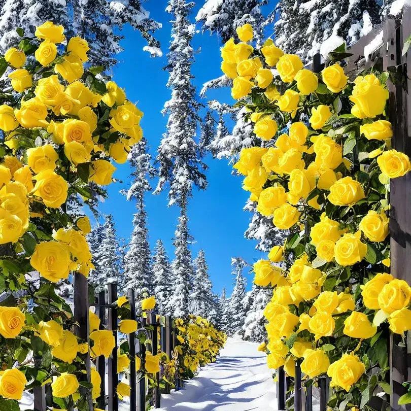 Golden Crown roseFlower Seeds👑