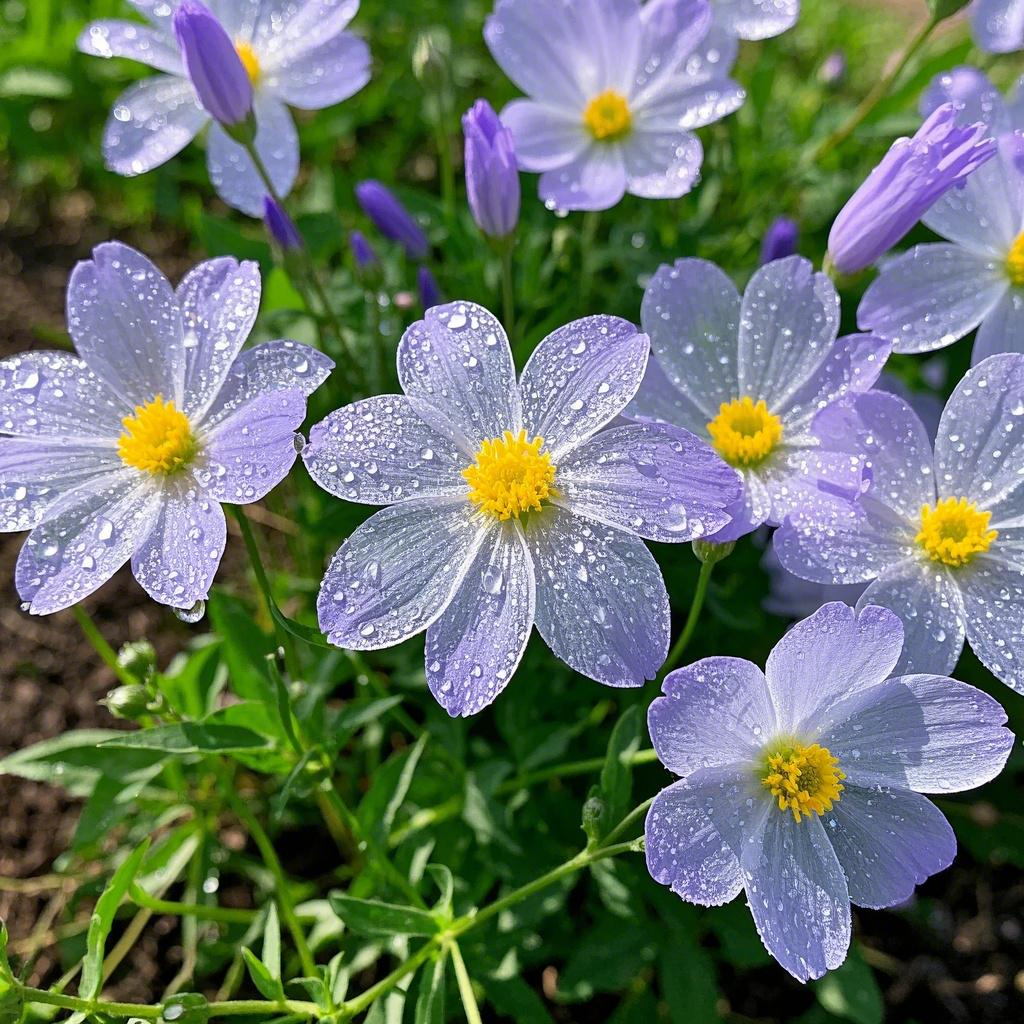 🫧Ethereal Purple Zinnias Seeds – Transparent Petal Wonders🪷