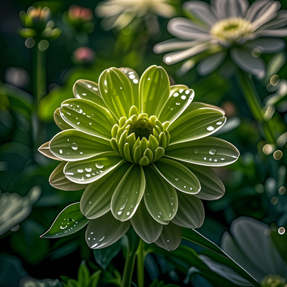 🫧Ethereal Purple Zinnias – Transparent Petal Wonders!🪷