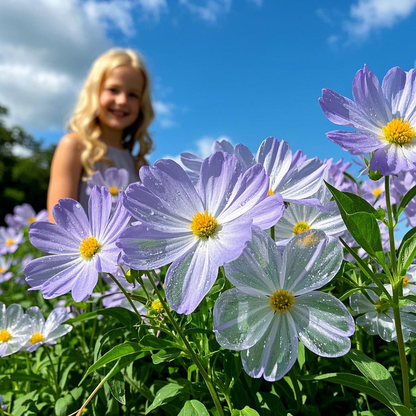 🫧Ethereal Purple Zinnias Seeds – Transparent Petal Wonders🪷