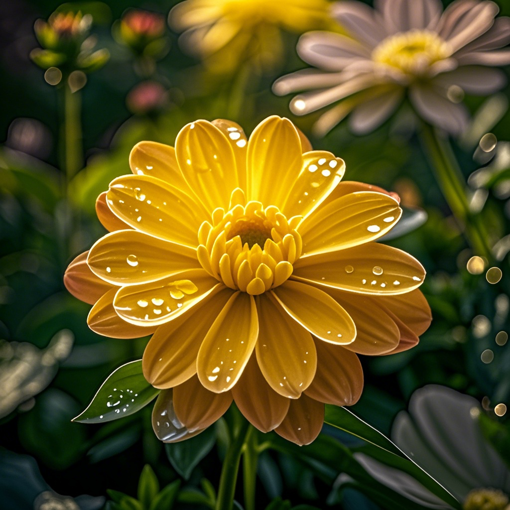 🫧Ethereal Purple Zinnias – Transparent Petal Wonders!🪷