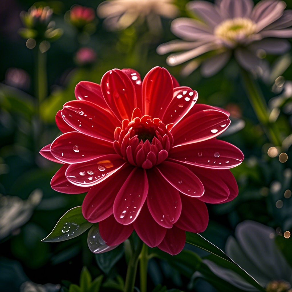 🫧Ethereal Purple Zinnias – Transparent Petal Wonders!🪷