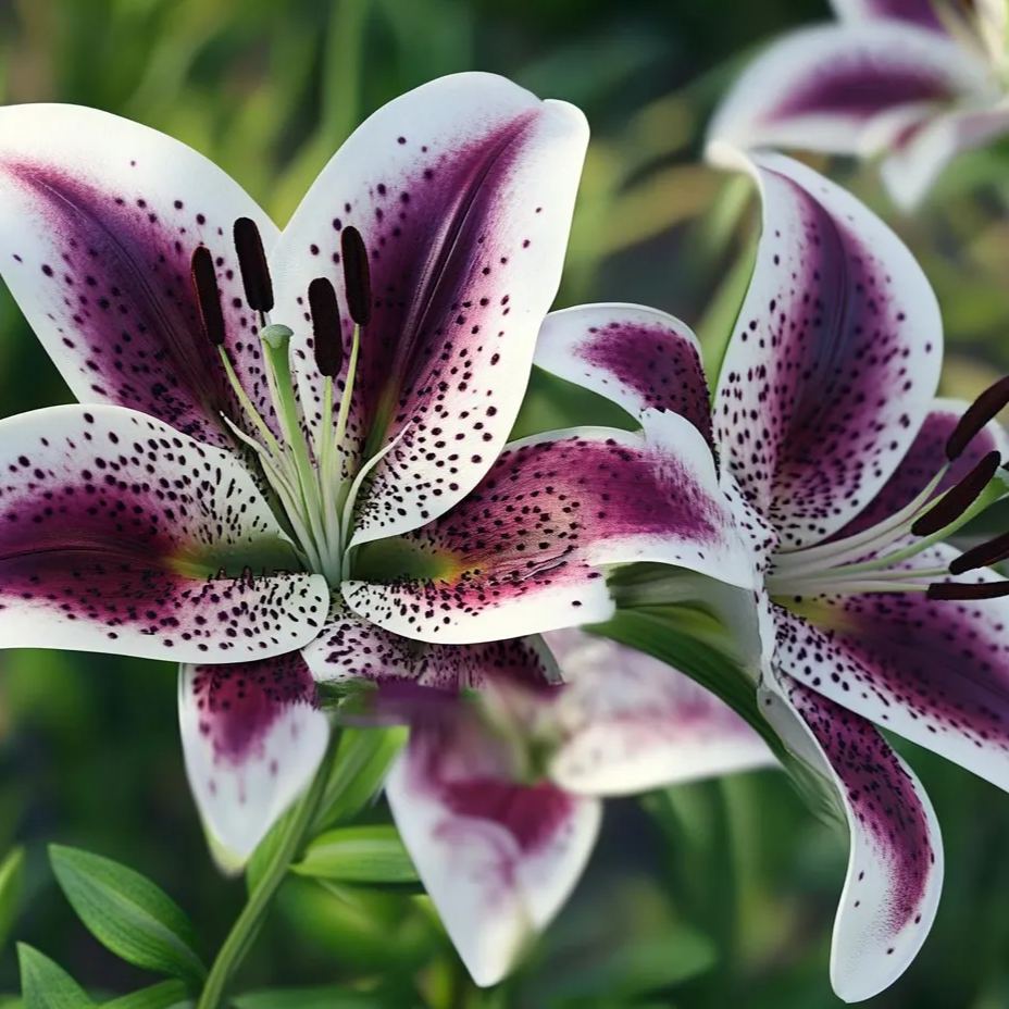 Purple Spots Lily-Rare Exquisite Lily Bulbs 🌸
