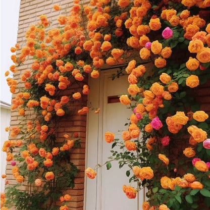 ☀️Orange Sunlight Climbing Rose Seeds